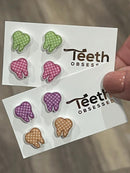 Dental Earrings, Teeth Earrings, Tooth Earrings, Glitter Tooth Earrings, Dental Hygiene Gift Dental Assistant, Dental Graduation