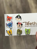 Glitter Tooth Earrings: Hypoallergenic Dental Assistant Gift