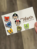 Glitter Tooth Earrings: Hypoallergenic Dental Assistant Gift