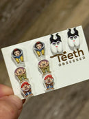 Dental Earrings, Teeth Earrings, Tooth Earrings, Glitter Tooth Earrings, Dental Hygiene Gift Dental Assistant, Dental Graduation