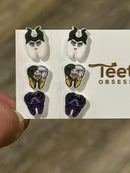 Dental Earrings, Teeth Earrings, Tooth Earrings, Glitter Tooth Earrings, Dental Hygiene Gift Dental Assistant, Dental Graduation