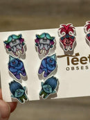 Dental Earrings, Teeth Earrings, Tooth Earrings, Glitter Tooth Earrings, Dental Hygiene Gift Dental Assistant, Dental Graduation