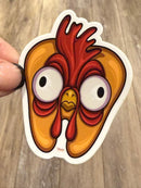 Rooster Dental Stickers | Dentist Office Decor | Dental Assistant Gift | Hygienist Sticker | Tooth Stickers | Dental Team Swag