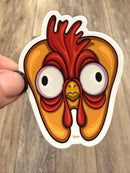 Rooster Dental Stickers | Dentist Office Decor | Dental Assistant Gift | Hygienist Sticker | Tooth Stickers | Dental Team Swag