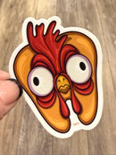 Rooster Dental Stickers | Dentist Office Decor | Dental Assistant Gift | Hygienist Sticker | Tooth Stickers | Dental Team Swag