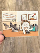 Brad Pit and Fissures Dental Stickers | Dental Sealant| Dental Assistant Gift | Hygienist Sticker | Tooth Stickers | Dental Team Swag