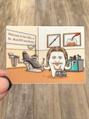 Brad Pit and Fissures Dental Stickers | Dental Sealant| Dental Assistant Gift | Hygienist Sticker | Tooth Stickers | Dental Team Swag