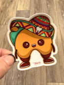 Avocado Dental Stickers | Dentist Office Decor | Dental Assistant Gift | Hygienist Sticker | Tooth Stickers | Dental Team Swag