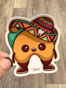 Avocado Dental Stickers | Dentist Office Decor | Dental Assistant Gift | Hygienist Sticker | Tooth Stickers | Dental Team Swag