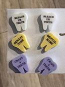 Valentine Dental Earrings, Heart Teeth Earrings, Tooth Studs, RDH, Hygienist, Dental Hygiene Gift, Dental Assistant, Dental Graduation