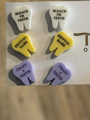 Valentine Dental Earrings, Heart Teeth Earrings, Tooth Studs, RDH, Hygienist, Dental Hygiene Gift, Dental Assistant, Dental Graduation