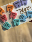 Valentine Dental Earrings, Heart Teeth Earrings, Tooth Studs, RDH, Hygienist, Dental Hygiene Gift, Dental Assistant, Dental Graduation