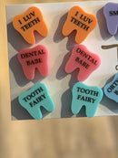 Valentine Dental Earrings, Heart Teeth Earrings, Tooth Studs, RDH, Hygienist, Dental Hygiene Gift, Dental Assistant, Dental Graduation