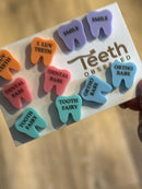 Valentine Dental Earrings, Heart Teeth Earrings, Tooth Studs, RDH, Hygienist, Dental Hygiene Gift, Dental Assistant, Dental Graduation