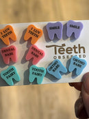 Valentine Dental Earrings, Heart Teeth Earrings, Tooth Studs, RDH, Hygienist, Dental Hygiene Gift, Dental Assistant, Dental Graduation