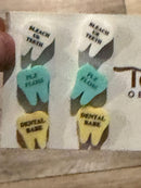 Valentine Dental Earrings, Heart Teeth Earrings, Tooth Studs, RDH, Hygienist, Dental Hygiene Gift, Dental Assistant, Dental Graduation