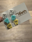 Valentine Dental Earrings, Heart Teeth Earrings, Tooth Studs, RDH, Hygienist, Dental Hygiene Gift, Dental Assistant, Dental Graduation