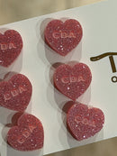 Valentine Dental Earrings, Heart Teeth Earrings, Tooth Studs, RDH, Hygienist, Dental Hygiene Gift, Dental Assistant, Dental Graduation