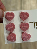 Valentine Dental Earrings, Heart Teeth Earrings, Tooth Studs, RDH, Hygienist, Dental Hygiene Gift, Dental Assistant, Dental Graduation