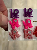 Valentine Love Dental Earrings, Heart Teeth Earrings, Tooth Studs, RDH, Hygienist, Dental Hygiene Gift, Dental Assistant