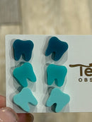 Dental Earrings, Teeth Earrings, Tooth Earrings, Glitter Tooth Earrings, Dental Hygiene Gift Dental Assistant, Dental Graduation