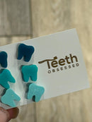 Dental Earrings, Teeth Earrings, Tooth Earrings, Glitter Tooth Earrings, Dental Hygiene Gift Dental Assistant, Dental Graduation