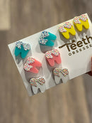 Cupcake Tooth Earrings, Teeth Earrings, Tooth EStud, Dental Birthday Gift, Hygiene Assistant Graduation Gift Dentist Gift