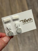 Floss Molar Tooth Earrings