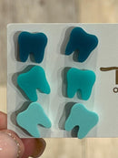 Dental Earrings, Teeth Earrings, Tooth Earrings, Glitter Tooth Earrings, Dental Hygiene Gift Dental Assistant, Dental Graduation