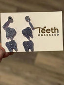 Purple Dental Earrings, Dental Molar, Teeth Earrings, Dental Gift Graduation, Tooth Earrings, Dental Hygiene Gift, Dental Assistant