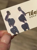 Purple Dental Earrings, Dental Molar, Teeth Earrings, Dental Gift Graduation, Tooth Earrings, Dental Hygiene Gift, Dental Assistant