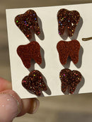 Rose Gold Dental Earrings