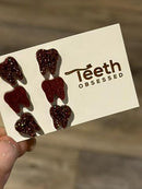 Rose Gold Dental Earrings