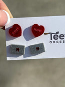 Valentine Dental Earrings