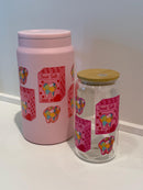 Valentine Candy Tumbler or Libbey Glass | Candy Heart Cup | Valentine Drinkware | Cute Valentine Gift | Dental Valentine Cup