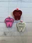 Valentine Tooth Freshener | Dental Air Freshener | Tooth Shaped Freshener | Valentine Dental Gift | Hygienist Assistant Gift