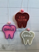 Valentine Tooth Freshener | Dental Air Freshener | Tooth Shaped Freshener | Valentine Dental Gift | Hygienist Assistant Gift
