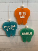 Valentine Tooth Freshener | Dental Air Freshener | Tooth Shaped Freshener | Valentine Dental Gift | Hygienist Assistant Gift