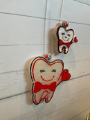 Valentine Tooth Freshener | Dental Air Freshener | Tooth Shaped Freshener | Valentine Dental Gift | Hygienist Assistant Gift