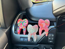 Valentine Dental Car Freshies, Tooth Freshener, Dental Hygienists, Teeth Freshener, Dental Car Fresheners, Tooth Mold, Tooth Vent