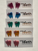 Dental Earrings, Teeth Earrings, Tooth Earrings, Glitter Tooth Earrings, Dental Hygiene Gift Dental Assistant, Dental Graduation