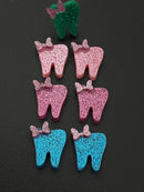 Dental Earrings, Teeth Earrings, Tooth Earrings, Glitter Tooth Earrings, Dental Hygiene Gift Dental Assistant, Dental Graduation