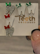 Dental Earrings, Teeth Earrings, Tooth Earrings, Glitter Tooth Earrings, Dental Hygiene Gift Dental Assistant, Dental Graduation