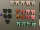 3 Acrylic Tooth Magnets: Dental Office Decor