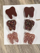 Rose Gold Tooth Dental Earrings, Teeth Earrings, Tooth Studs, RDH, Hygienist, Dental Hygiene Gift, Dental Assistant, Dental Graduation