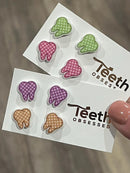 Dental Earrings, Teeth Earrings, Tooth Earrings, Glitter Tooth Earrings, Dental Hygiene Gift Dental Assistant, Dental Graduation