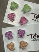 Dental Earrings, Teeth Earrings, Tooth Earrings, Glitter Tooth Earrings, Dental Hygiene Gift Dental Assistant, Dental Graduation