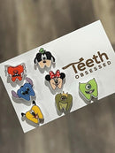 Glitter Tooth Earrings: Hypoallergenic Dental Assistant Gift