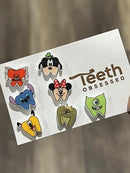 Glitter Tooth Earrings: Hypoallergenic Dental Assistant Gift