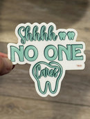 Sarcastic Dental Stickers | Dentist Office Decor | Dental Assistant Gift | Hygienist Sticker | Tooth Stickers | Dental Team Swag